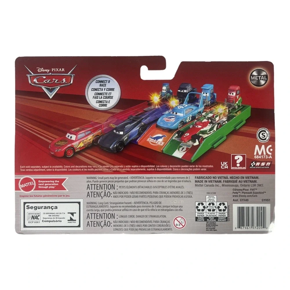 Disney Pixar Cars Jackson Storm Launcher 1:55 Diecast Metal Gray Car GYH49